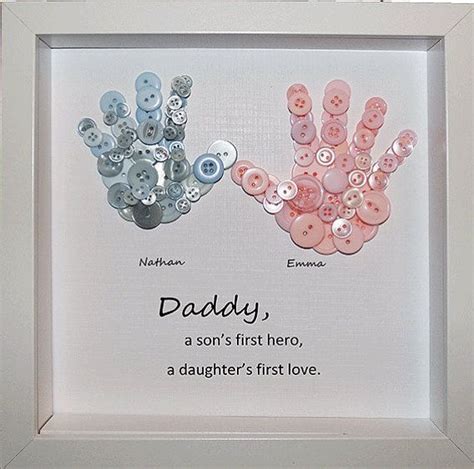Check spelling or type a new query. Button Handprint ~Personalised Daddy Gift ~ Handprints for ...