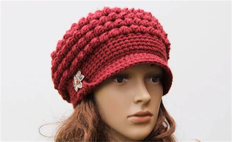 Crochet Brimmed Hat Free Pattern Yarn And Hooks