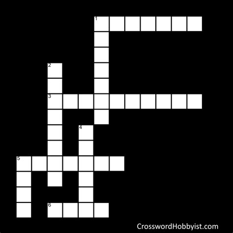 Crucigrama Crossword Puzzle