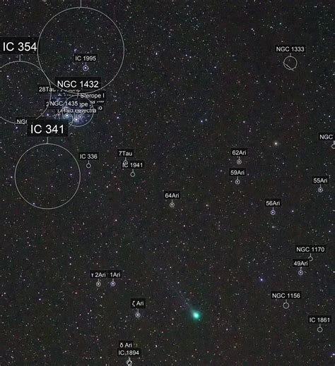 The Pleiades Comet Lovejoy And Meteor Toxman Astrobin