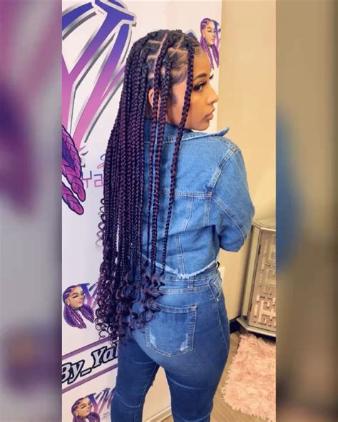 Big Knotless Box Braids Hairstyles This Content Is Imported From Instagram