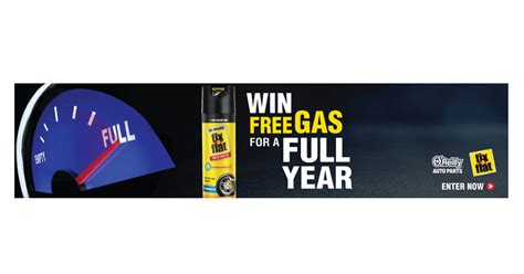 Fix-a-Flat Free Gas for a Year Sweepstakes - Golden Goose Giveaways