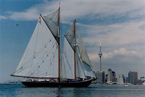 The Schooner Bluenose Ii Sails Into Toronto Yesterday On Its Third