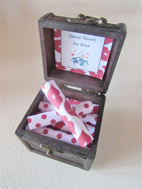 Sexual Favor Scroll Box 12 Sexual Favors In A Wood Box Etsy