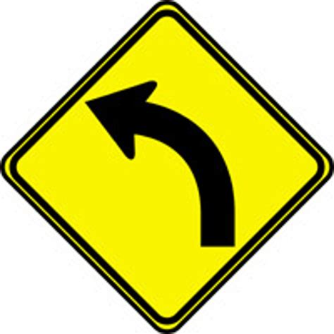 No Left Turn Arrow Sign Pictorial First Aid And Safety Online