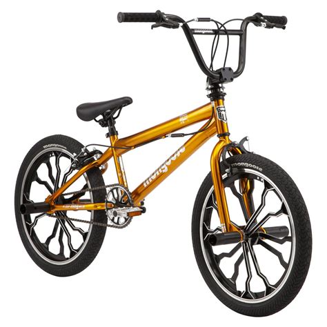Mongoose Rebel Kids Bmx Bike 20 Inch Mag Wheels Ages 7 13 Copper