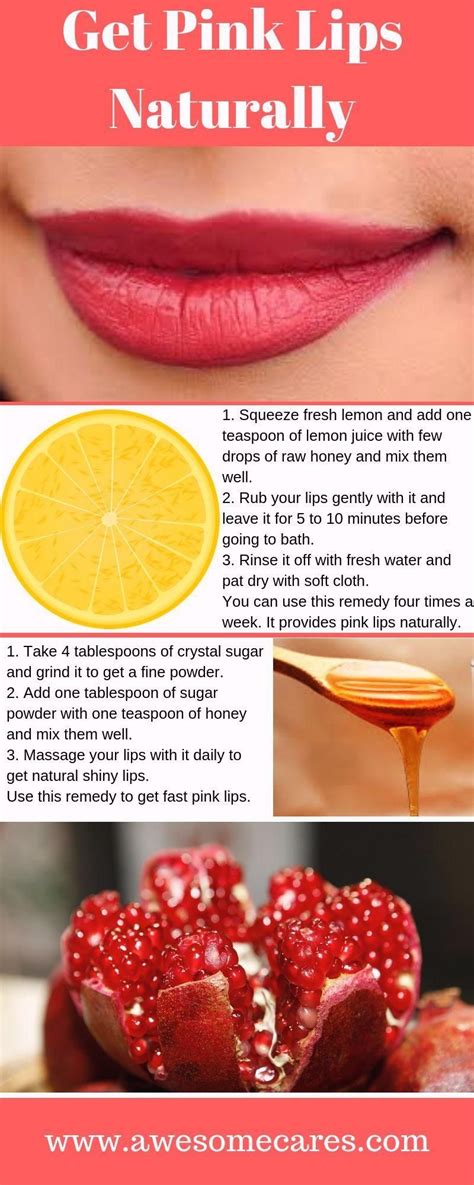 How To Get Pink Lips Naturally Lipscaretips Natural Pink Lips Natural