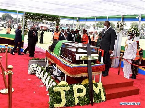 African Leaders Pay Tribute To Former Tanzanian President Magufuli