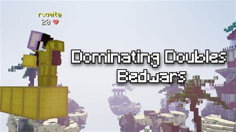 Dominating Doubles Bedwars Hypixel Bedwars Youtube