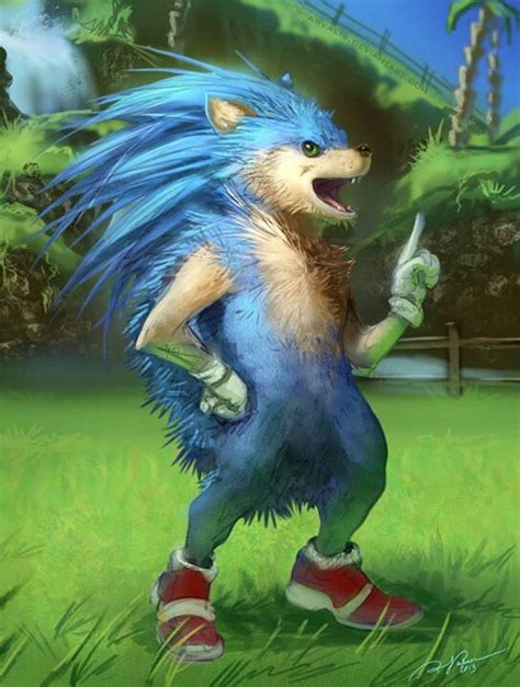 Real Life Sonic The Hedgehog Is Utterly Terrifying Sonic Art Sonic