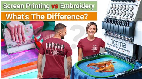 5 Absolute Screen Printing Vs Embroidery Difference