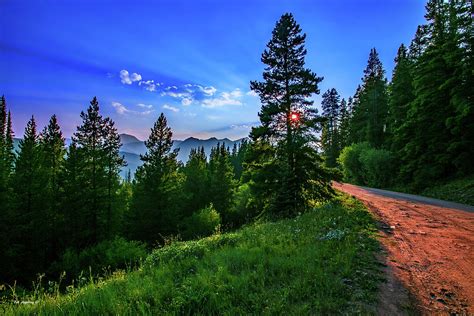 Sunset At Boreas Pass Road Breckenridge Colorado 8573 Photograph By