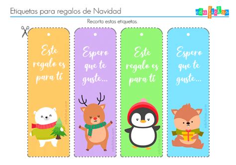 Etiquetas Para Regalos De Navidad Imprimir Etiquetas Gratis 【2020】