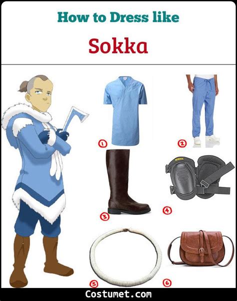 Sokka Avatar The Last Airbender Costume For Cosplay And Halloween