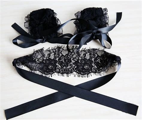 2018 Hot Sale Sexy Toys Lady Black Lace Foreplay Flirt Bound Hands