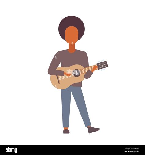 Person Guitarist Hairstyle Human Stock Vector Images Alamy