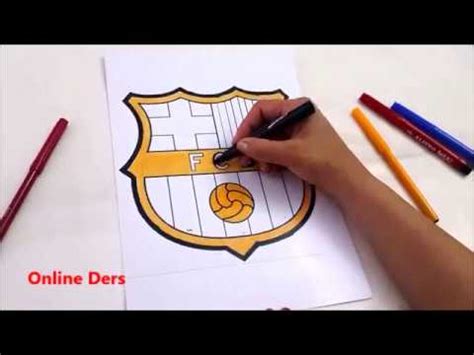Çok kolay barcelona logosu çizimi. Barcelona Boyama - Barcelona Coloring - YouTube