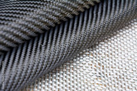 Carbon Fiber Kevlar Composite Material Background Stock Photo And
