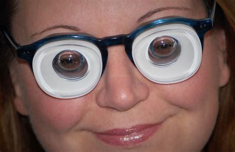 eyes behind 95 dpt lenses for extreme myopia ebay brille haar und beauty