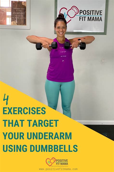 Four Exercises That Target Your Underarm Underarm Workout Exercise