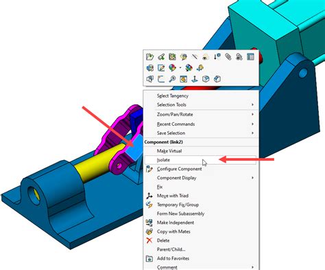Solidworks Simulation Results On Specific Assembly Components