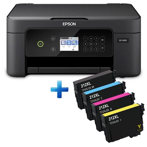 Epson Expression Home Xp 4100 Mfc Inkjet Printer 4 Pack Compatible Inks