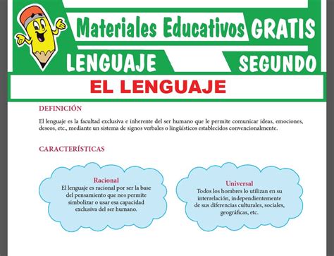 Funciones Y Caracter 237 Sticas Del Lenguaje Para Sexto De Primaria