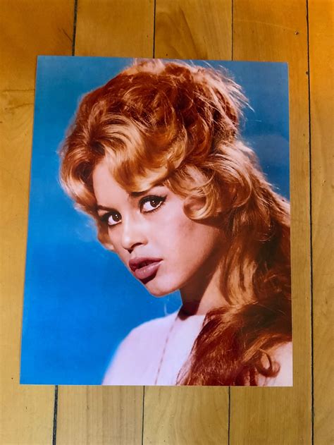 Vintage Brigitte Bardot Vintage Glossy Color Photograph Etsy