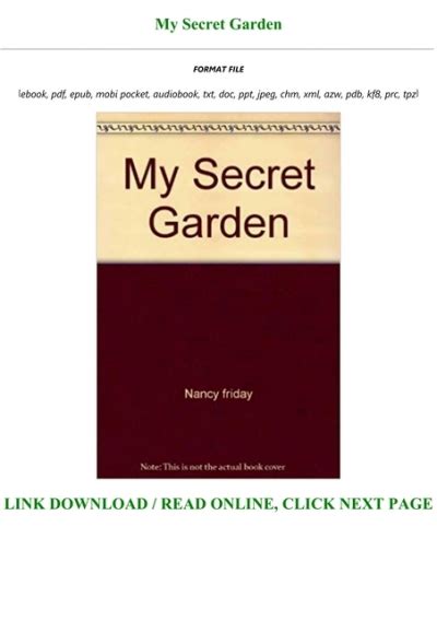 Download Pdf My Secret Garden Full