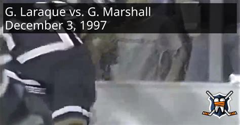 Georges Laraque Vs Grant Marshall December 3 1997 Edmonton Oilers