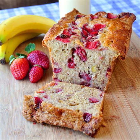 It's phenomenal right out of the oven, and even better toasted the next day. Strawberry Banana Bread - a new twist on an old fave!