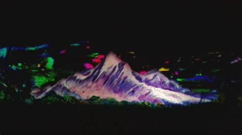 Treble Mountain Projection Mapping At The Ots Tech Zone Youtube