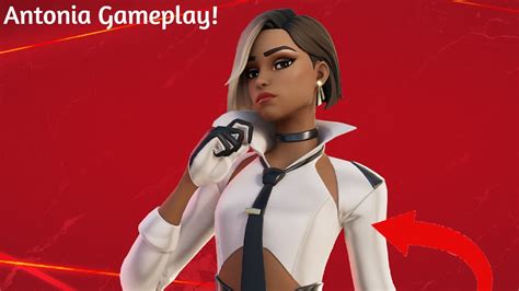 Fortnite Antonia Skin Gameplay Fortnite Season 4 Youtube