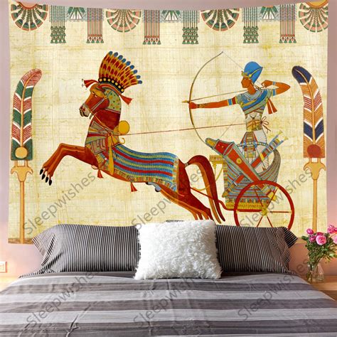 Egyptian Tapestry Ancient Egypt Mythology Tapestry Egyptian Etsy