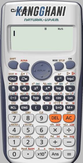Mencari Nilai X Dan X Pada Persamaan Kuadrat Memakai Kalkulator