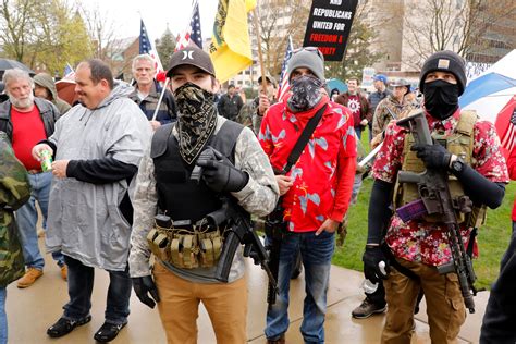 Cops Rush To Protect Gov Whitmer As Armed Militia Members Storm