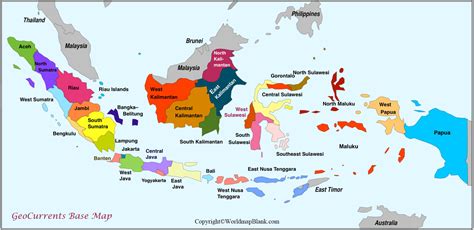 Gambar Peta Indonesia Yang Mudah Ditiru