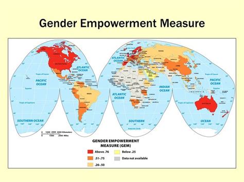 Gem Gender Empowerment Measure Map Ap Human Geography