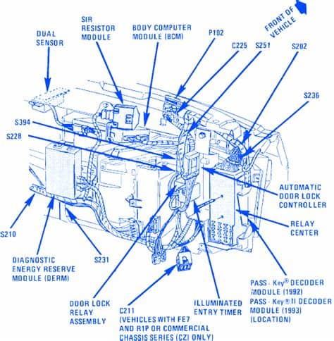 Cadillac Devile 1996 Engine Part Electrical Circuit Wiring ...