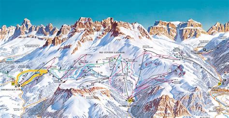 Val Di Fiemme Obereggen Ski Holidays Piste Map Ski Resort Reviews
