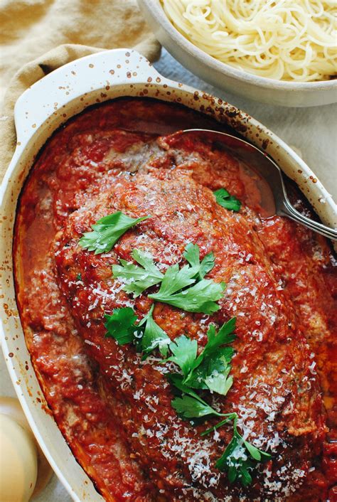 Serve over pasta of choice. The Best Meatloaf in a Tomato Sauce | Bev Cooks