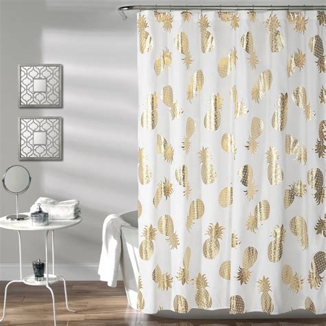 13 Unique White And Gold Shower Curtains That You Will Love Aprylann