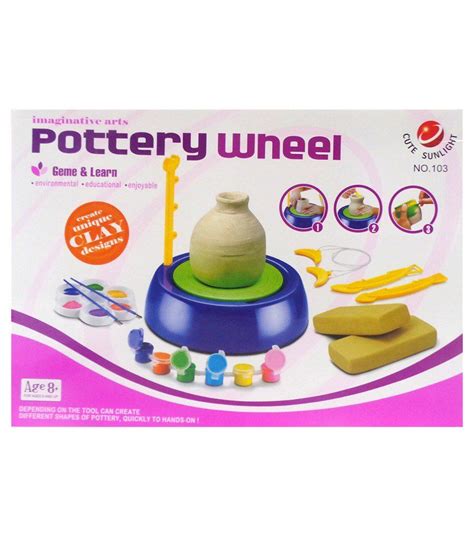 darling toys multicolour pottery wheel set buy darling toys multicolour pottery wheel set