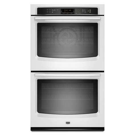 Maytag 30 In Convection Double Electric Wall Oven White In The Double