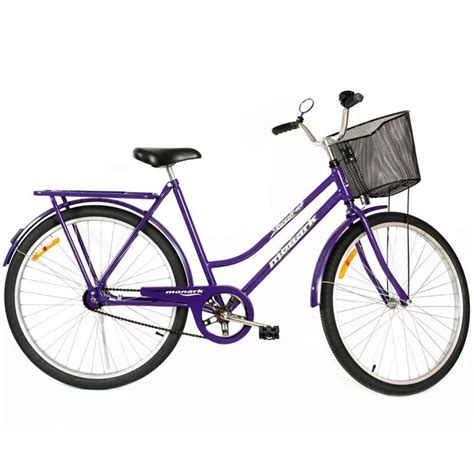 Bicicleta Feminina Monark Tropical Aro 26 Freios Contra Pedal Violeta
