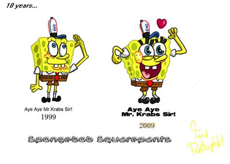 Spongebob Then And Now By Tartoon Man94 On Deviantart