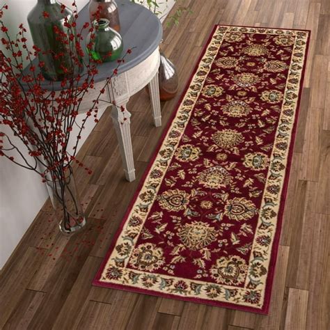 Sultan Sarouk Red Persian Floral Oriental Formal Traditional 2x7 23