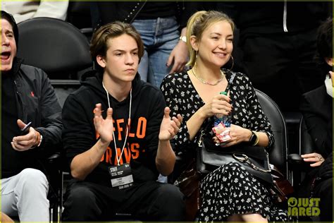 Kate Hudson And Danny Fujikawa Bring Her Sons Ryder And Bingham To Clippers