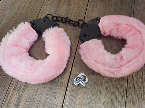black furry handcuffs handcuff kinky sex toys roll play etsy