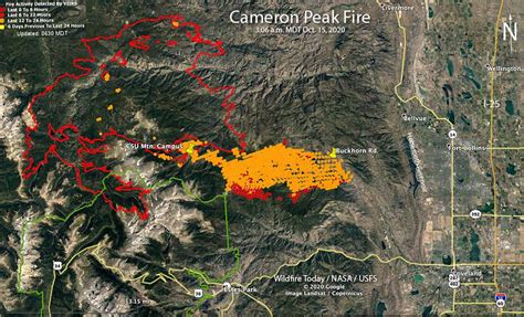Cameron Peak Fire Evacuation Map